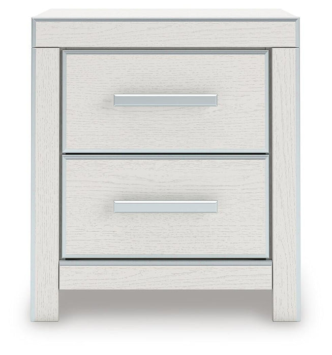 Zuraleus King Upholstered Panel Platform Storage Bed, Dresser, Mirror, Chest and Nightstand