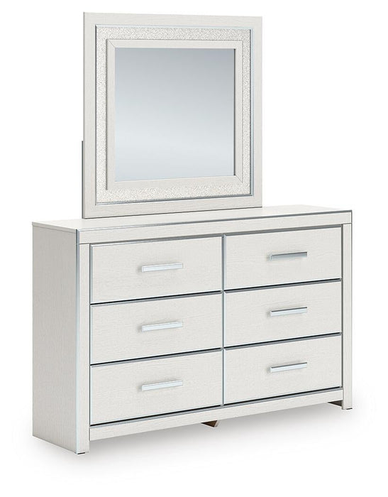 Zuraleus Queen Upholstered Bed, Dresser, Mirror, Chest and Nightstand
