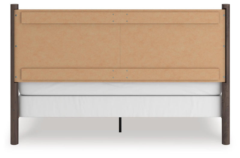 Pamytta King Panel Bed, Dresser, Mirror, Chest and Nightstand