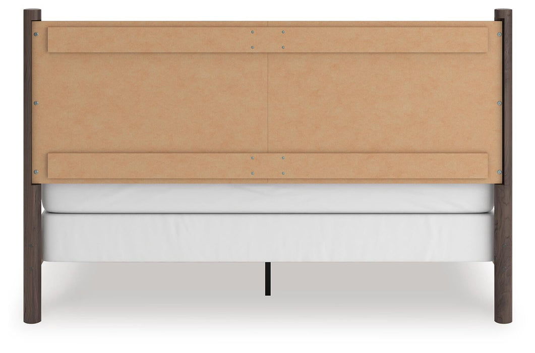 Pamytta King Panel Bed, Dresser, Mirror, Chest and Nightstand