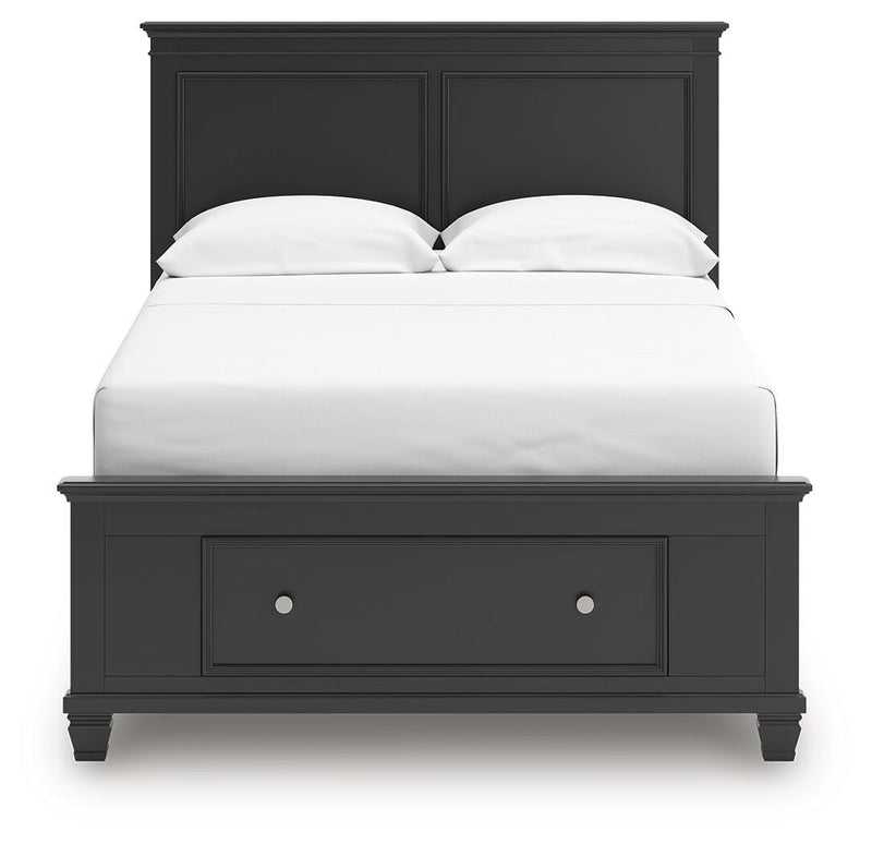 Lanolee Full Panel Storage Bed, Dresser and Mirror
