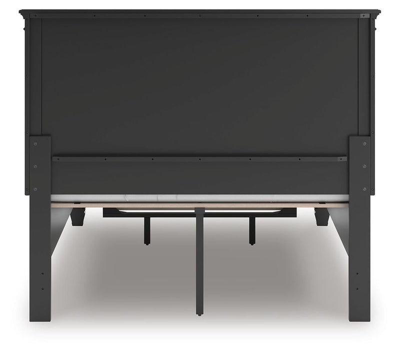 Lanolee Full Panel Storage Bed, Dresser, Mirror and Nightstand