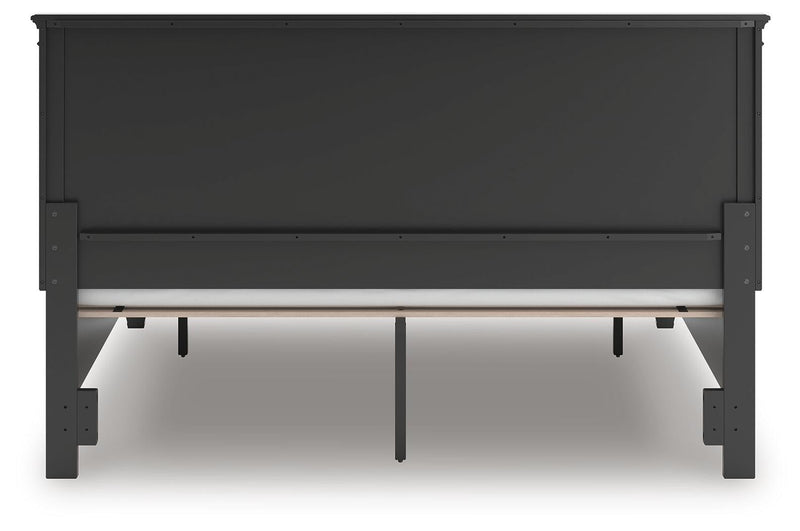 Lanolee King Panel Storage Bed, Dresser and Mirror