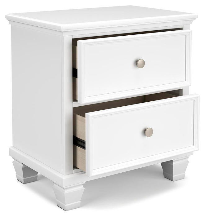 Fortman Full Panel Storage Bed, Dresser, Mirror and Nightstand