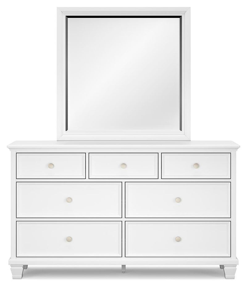 Fortman Full Panel Storage Bed, Dresser and Mirror