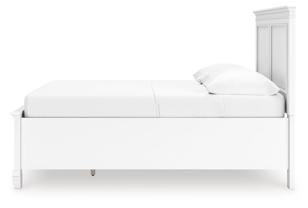 Fortman Full Panel Storage Bed, Dresser and Mirror