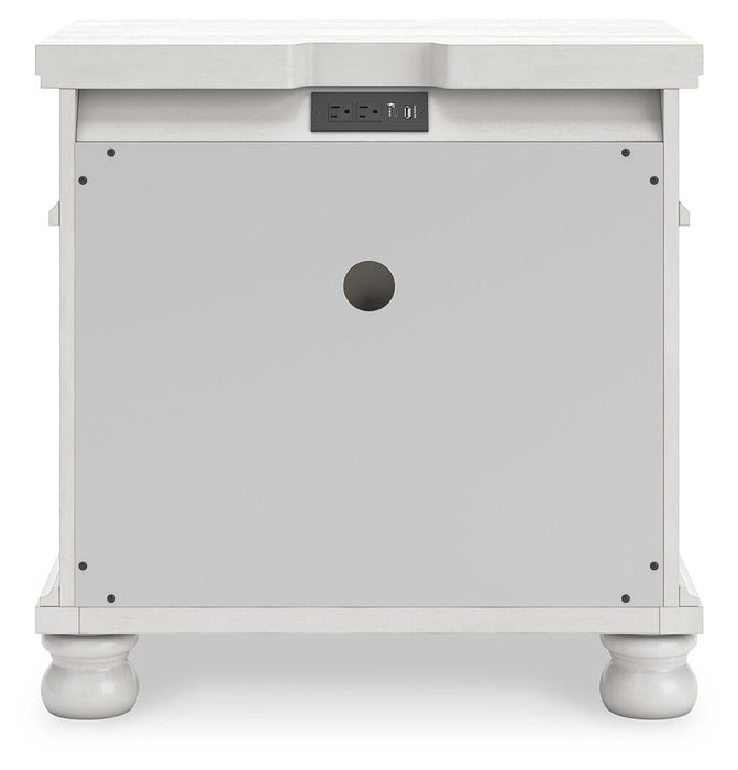 Rowlenstown Queen Poster Bed, Dresser, Mirror and Nightstand