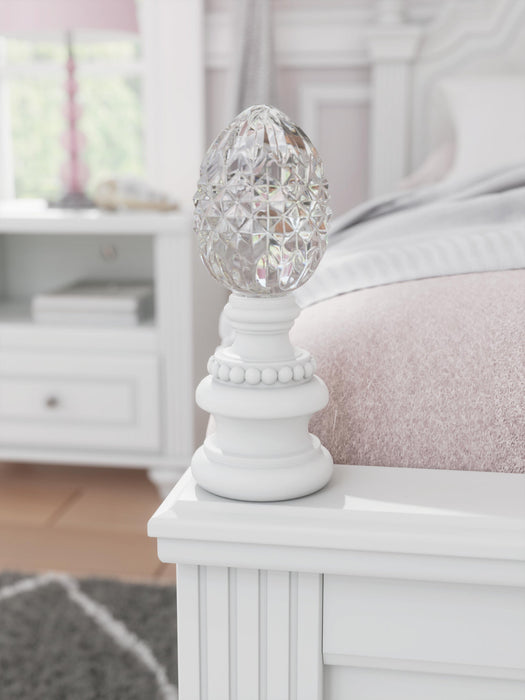Kozlani Full Upholstered Panel Bed, Dresser and Mirror