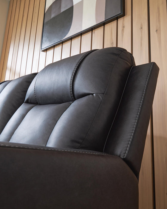 Mackmenville Reclining Sofa and Reclining Loveseat with Console