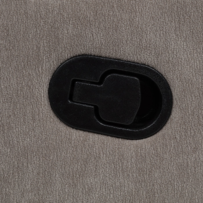 Hamilton Chenille Upholstered Manual Reclining Sofa Sand