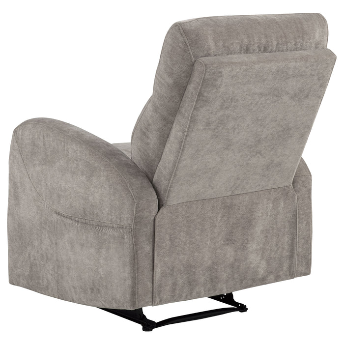 Hamilton 3-piece Chenille Manual Reclining Sofa Set Sand
