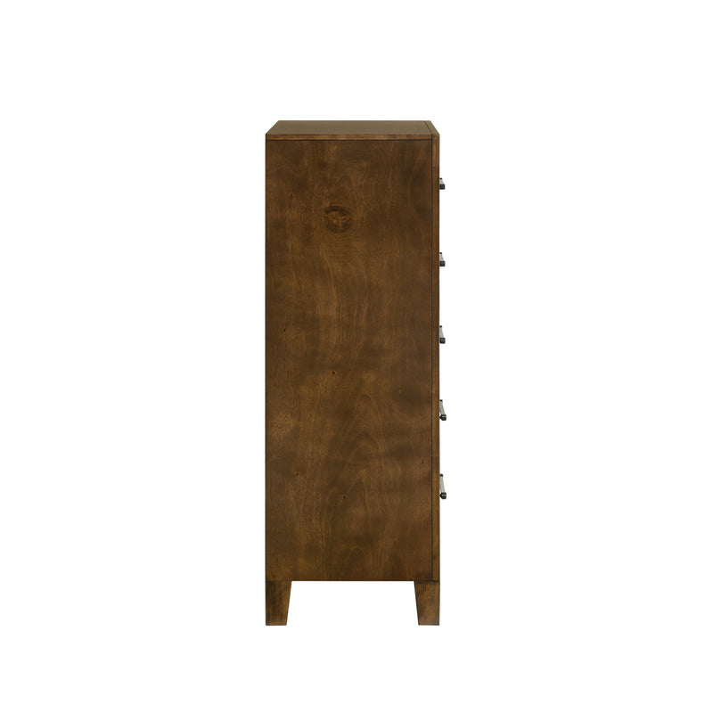 BALLARD 5 DRAWER CHEST-WALNUT
