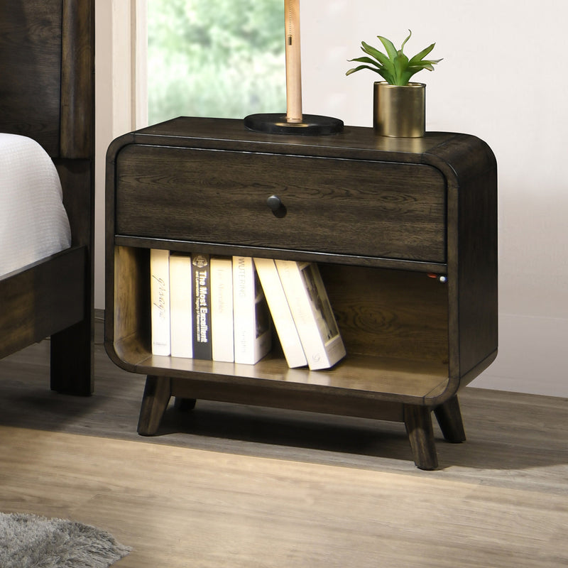 REX NIGHTSTAND- WALNUT