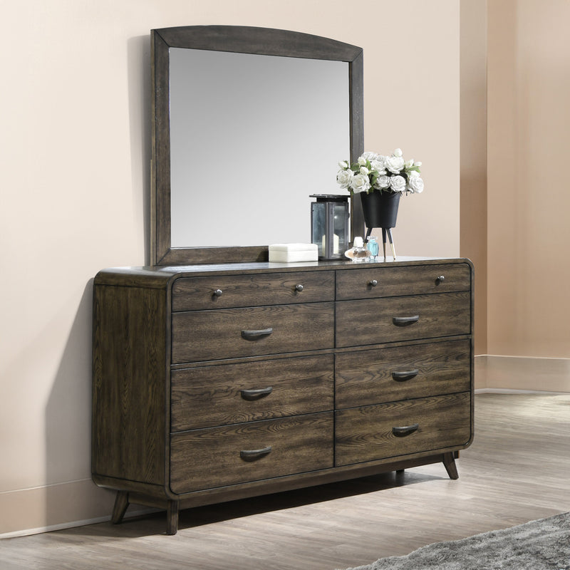 REX MIRROR- WALNUT