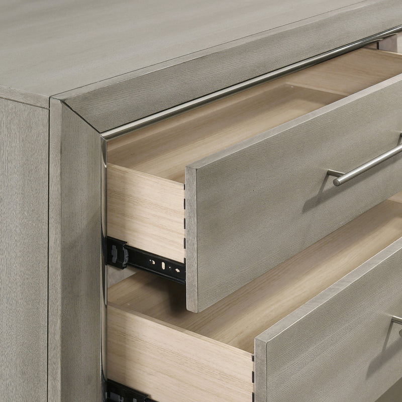LENNOX 8 DRAWER DRESSER-GRAY