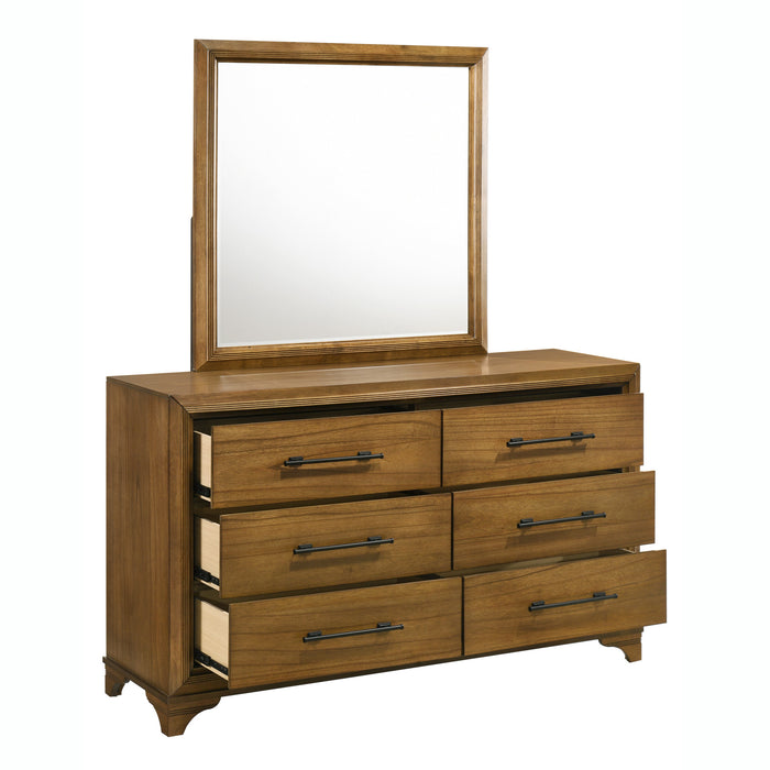 TALCOTT MIRROR- HONEY