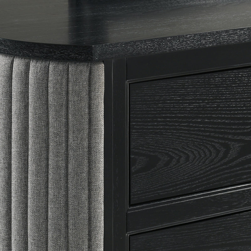 SKYLINE 6 DRAWER DRESSER-ONYX