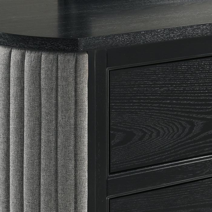 SKYLINE 6 DRAWER DRESSER-ONYX