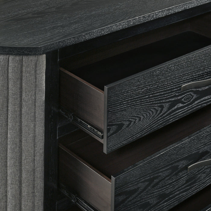 SKYLINE 6 DRAWER DRESSER-ONYX
