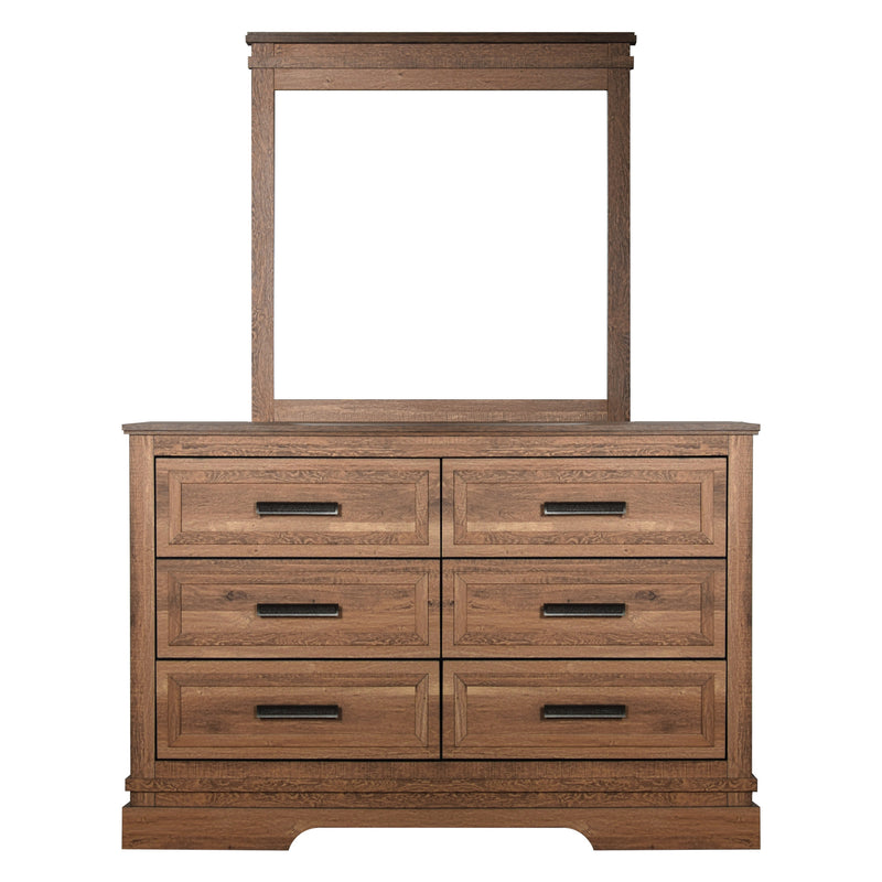 COVENTRY HALL MIRROR-PECAN