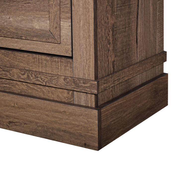 COVENTRY HALL MIRROR-PECAN