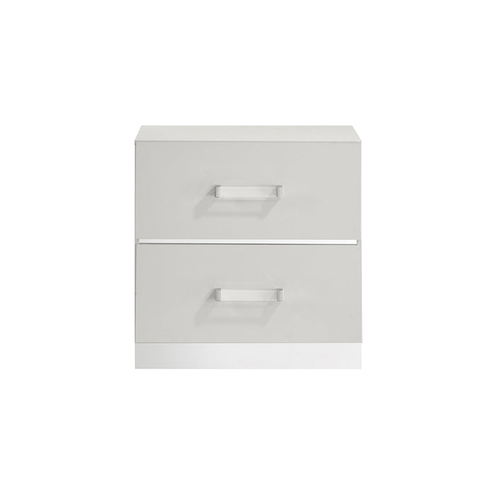 EUROPA NIGHTSTAND- WHITE