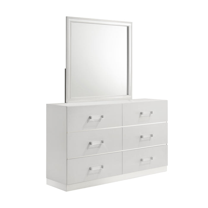 EUROPA MIRROR- WHITE