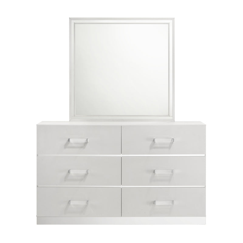 EUROPA MIRROR- WHITE