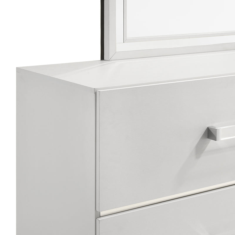 EUROPA MIRROR- WHITE