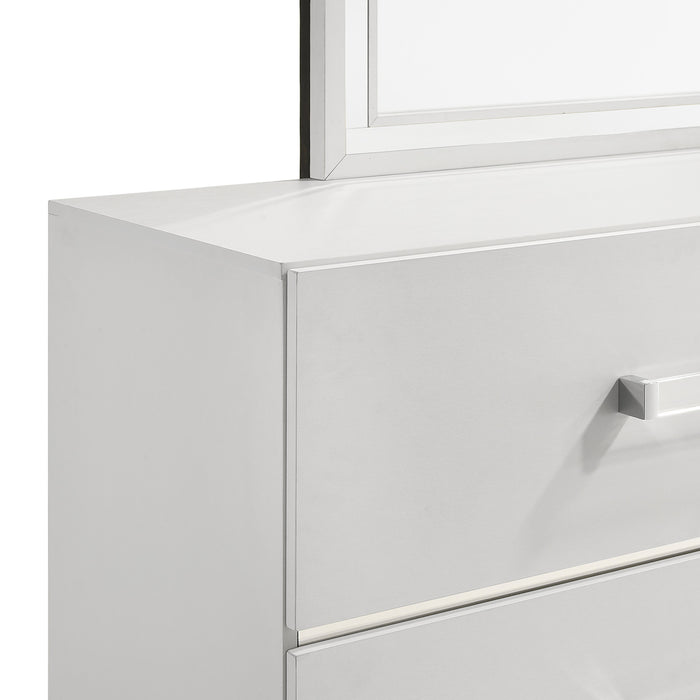 EUROPA MIRROR- WHITE