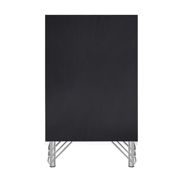 AVA 2 DRAWER NIGHTSTAND-EBONY