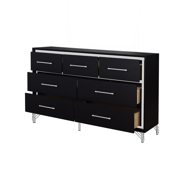 AVA 7 DRAWER DRESSER-EBONY