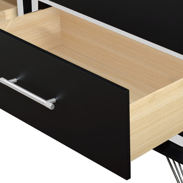 AVA MIRROR-EBONY