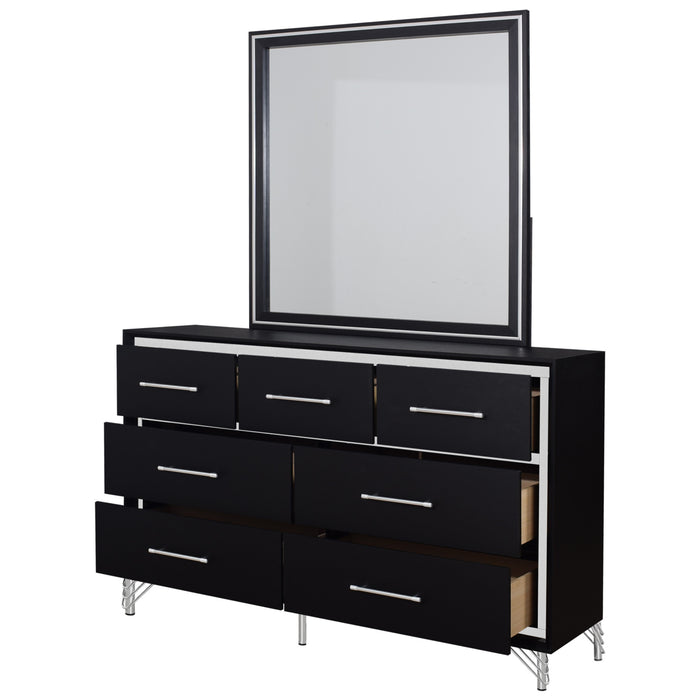 AVA MIRROR-EBONY