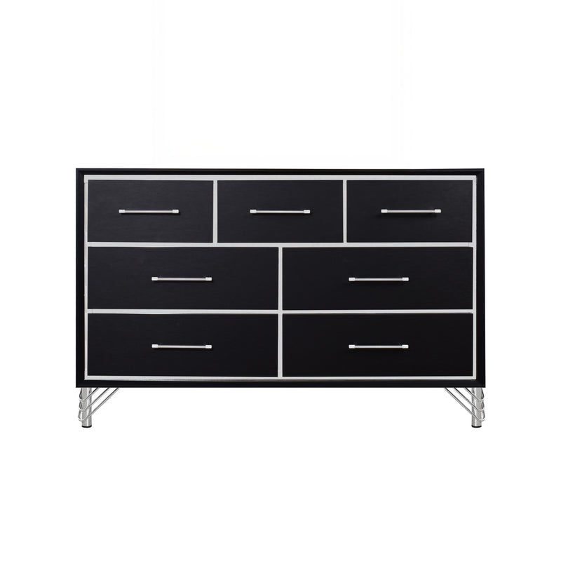 AVA 7 DRAWER DRESSER-EBONY