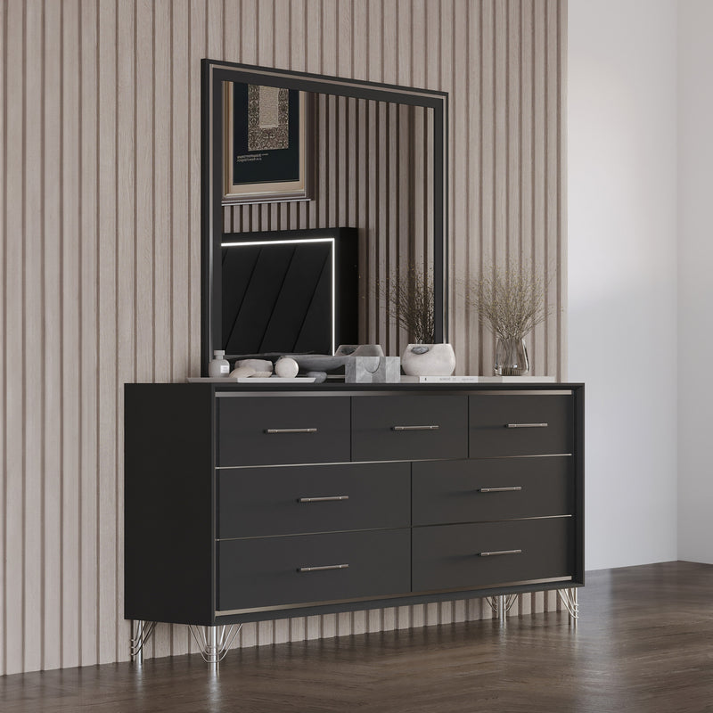 AVA MIRROR-EBONY