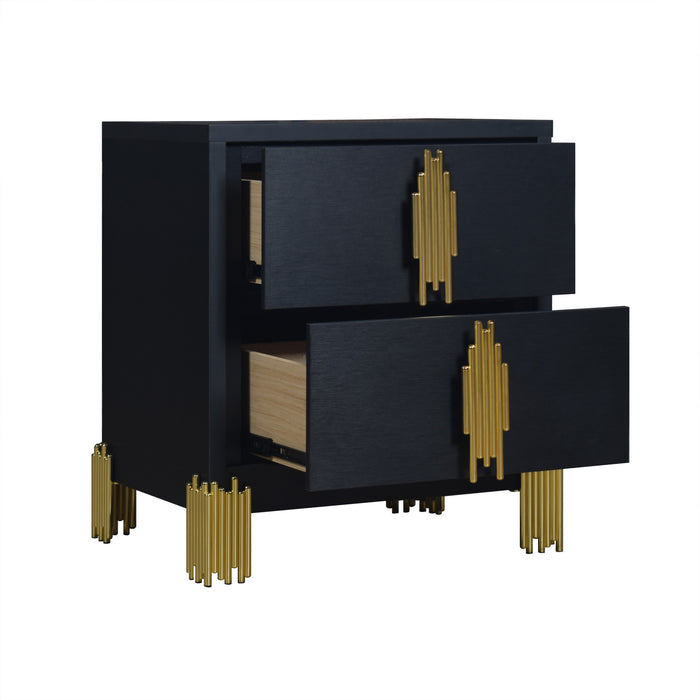 EMPIRE NIGHTSTAND- BLACK
