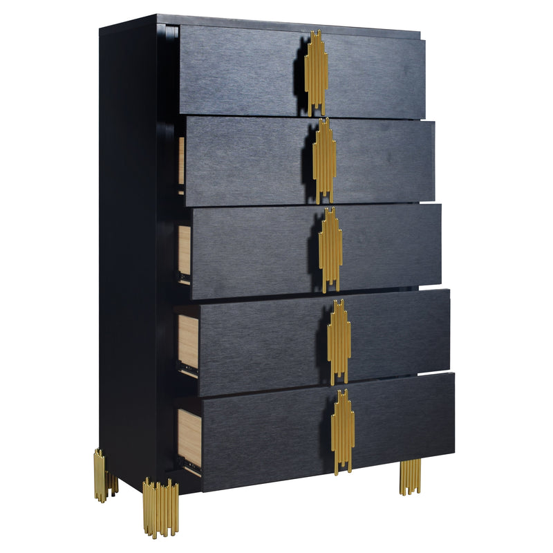 EMPIRE CHEST- BLACK