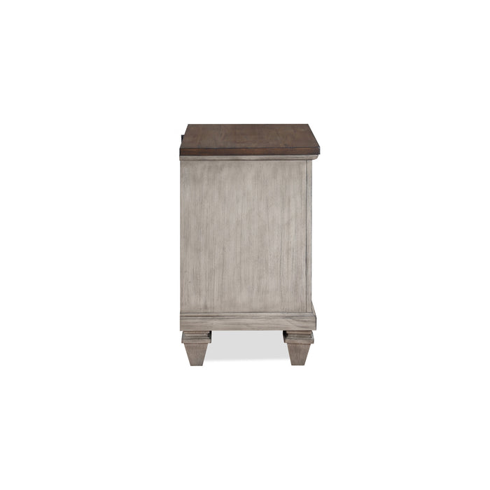 MARIANA NIGHTSTAND W/USB-VINTAGE CREME