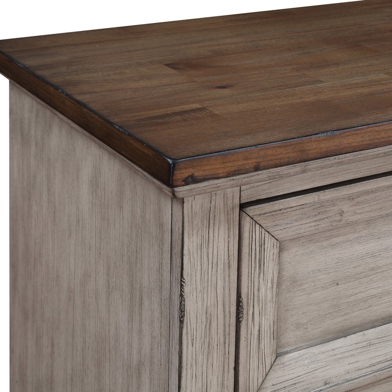 MARIANA NIGHTSTAND W/USB-VINTAGE CREME