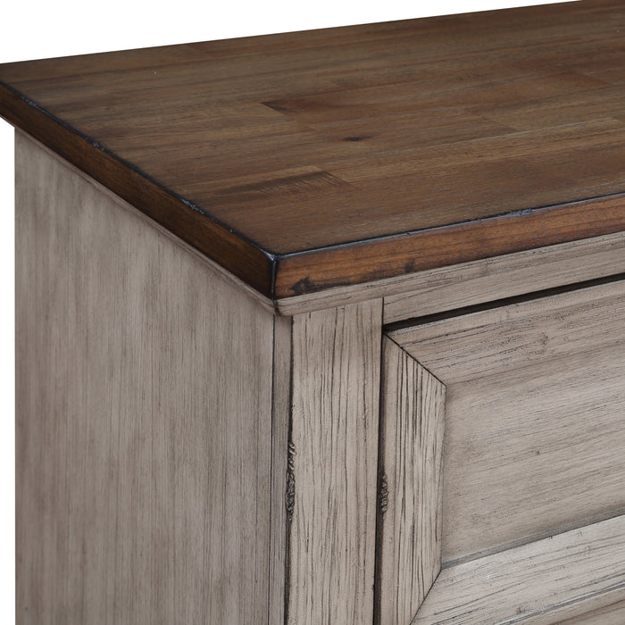 MARIANA NIGHTSTAND W/USB-VINTAGE CREME