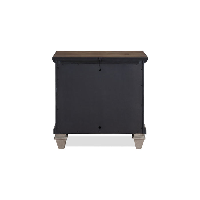 MARIANA NIGHTSTAND W/USB-VINTAGE CREME