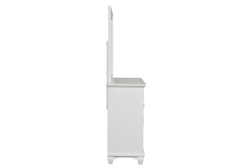 JAMESTOWN LANDSCAPE MIRROR- WHITE
