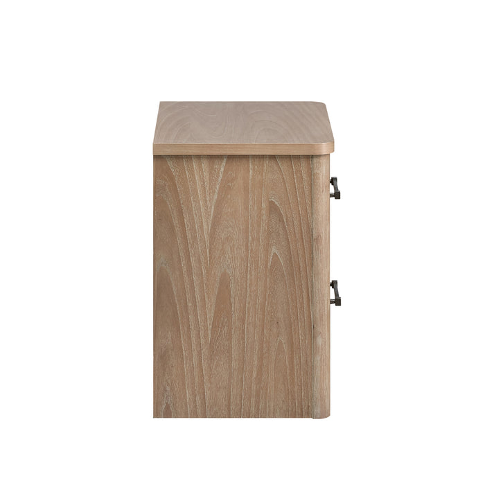 ANIKA 2 DRAWER NIGHTSTAND-NATURAL