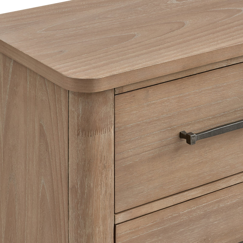 ANIKA 2 DRAWER NIGHTSTAND-NATURAL