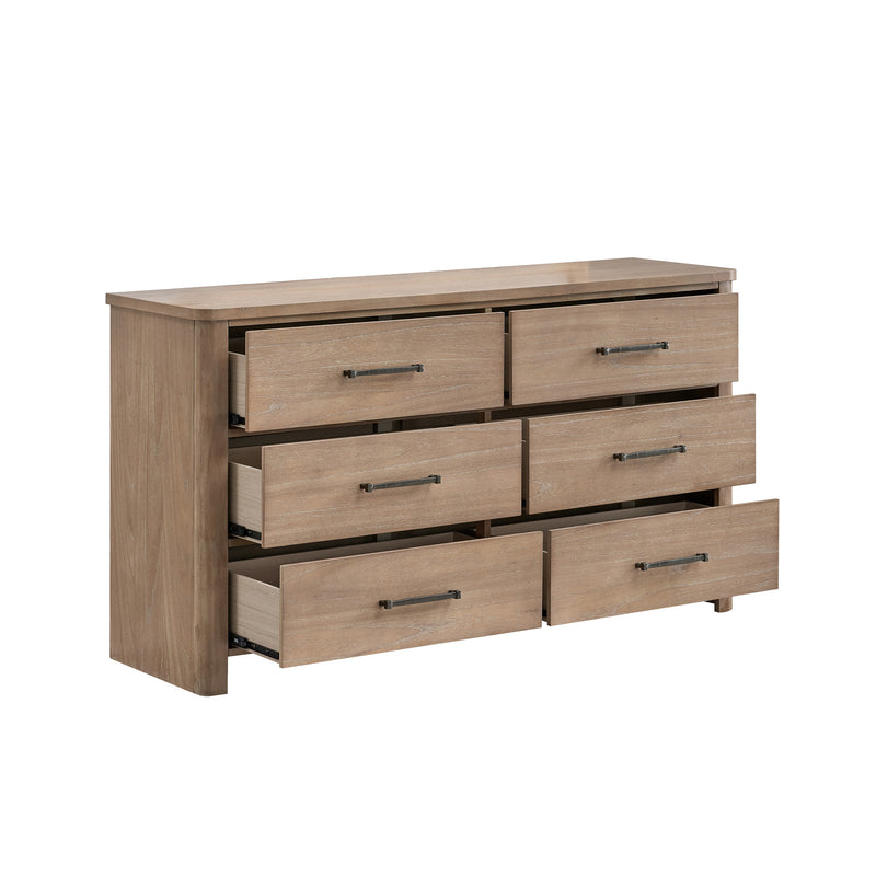 ANIKA 6 DRAWER DRESSER-NATURAL