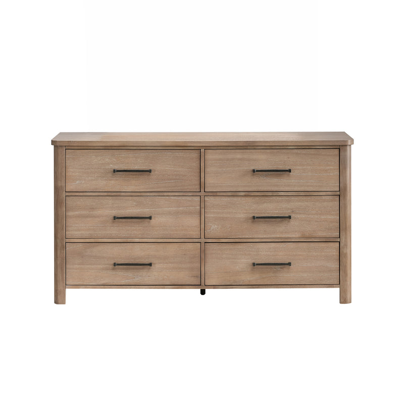 ANIKA 6 DRAWER DRESSER-NATURAL