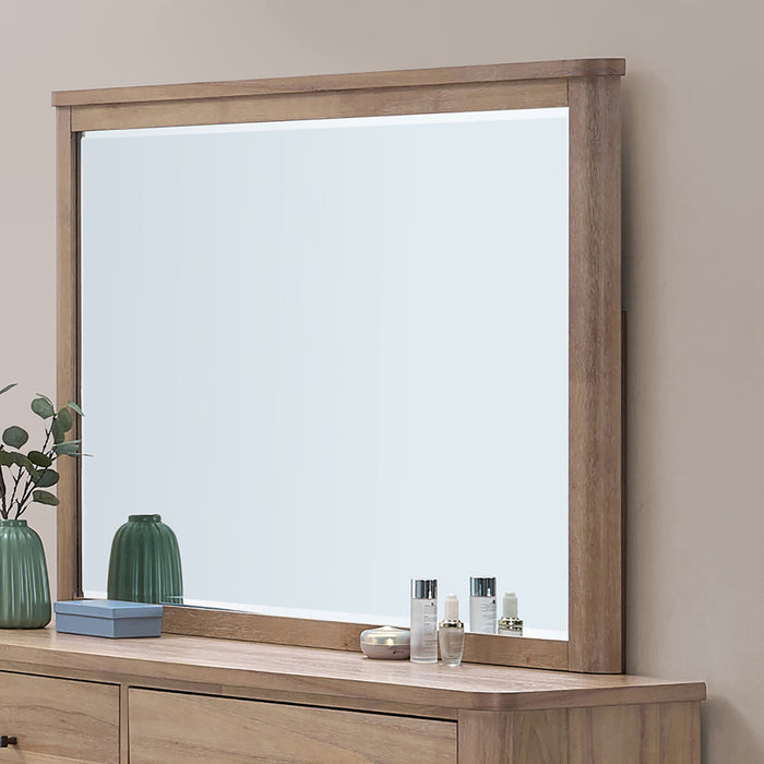 ANIKA MIRROR-NATURAL
