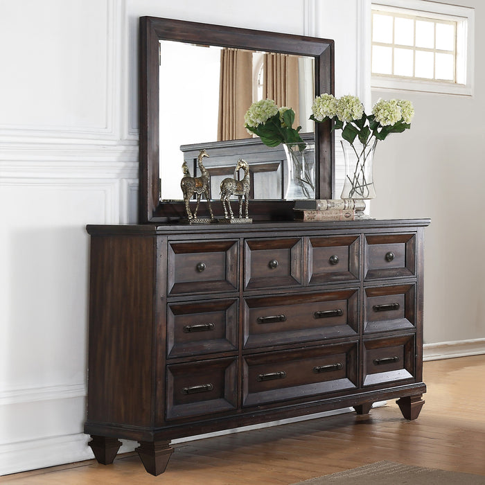 SEVILLA MIRROR-WALNUT