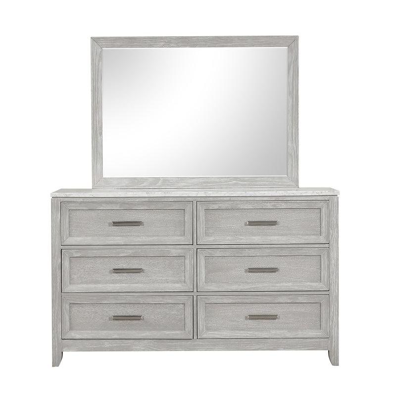 FIONA LANDSCAPE MIRROR-MIST GRAY